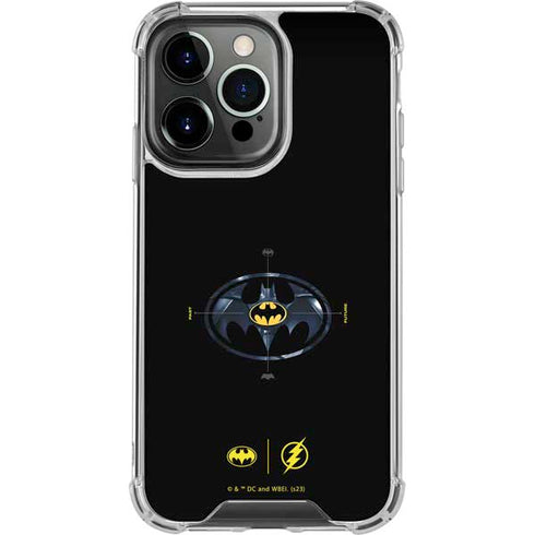 DC Comics The Flash Movie: Batman Multiverse Logos iPhone 16 Pro Clear Case